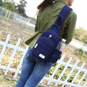 Unisex Fashion Blue Shoulder Bag